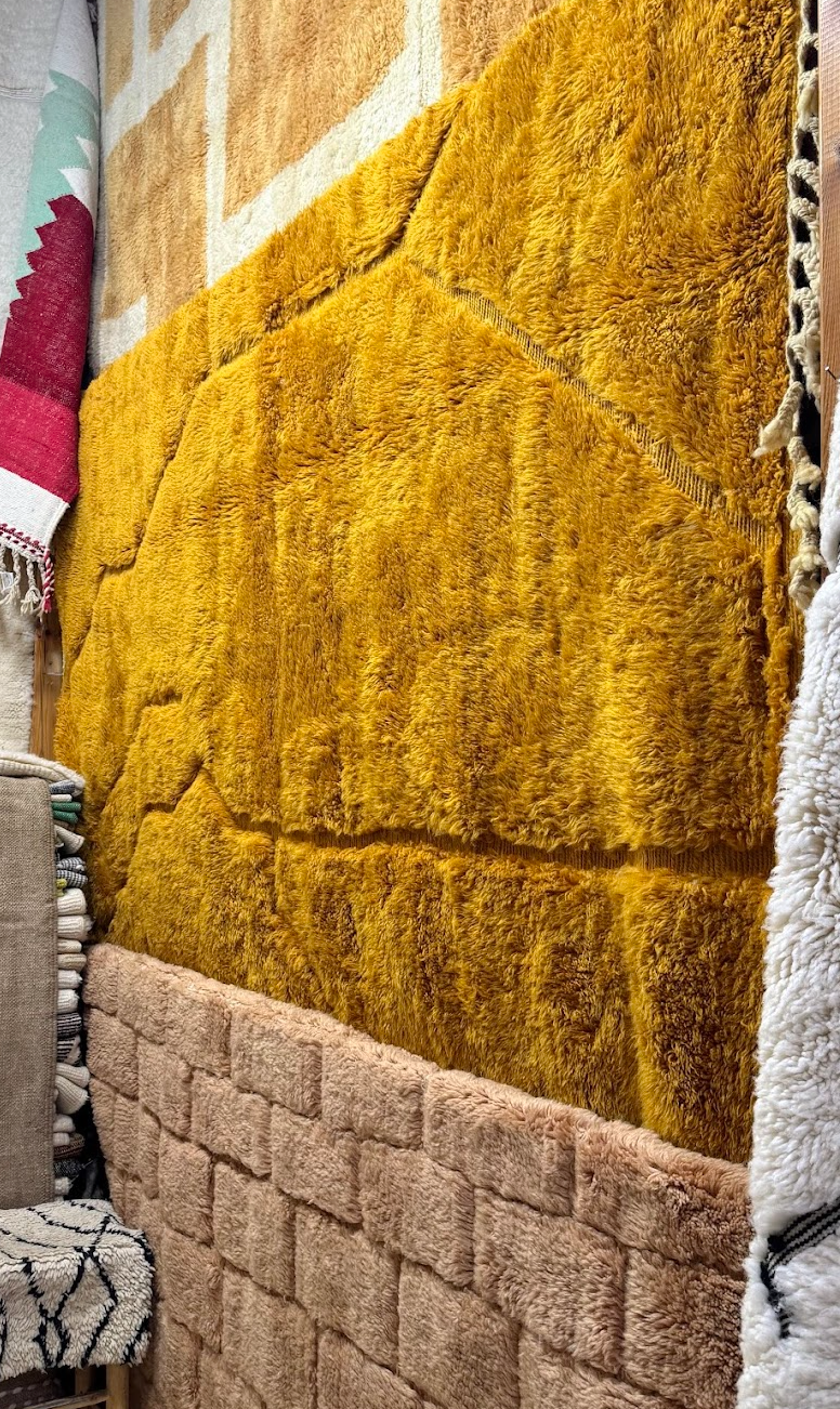 Moroccan rug pattern detail from Hamza Gallery